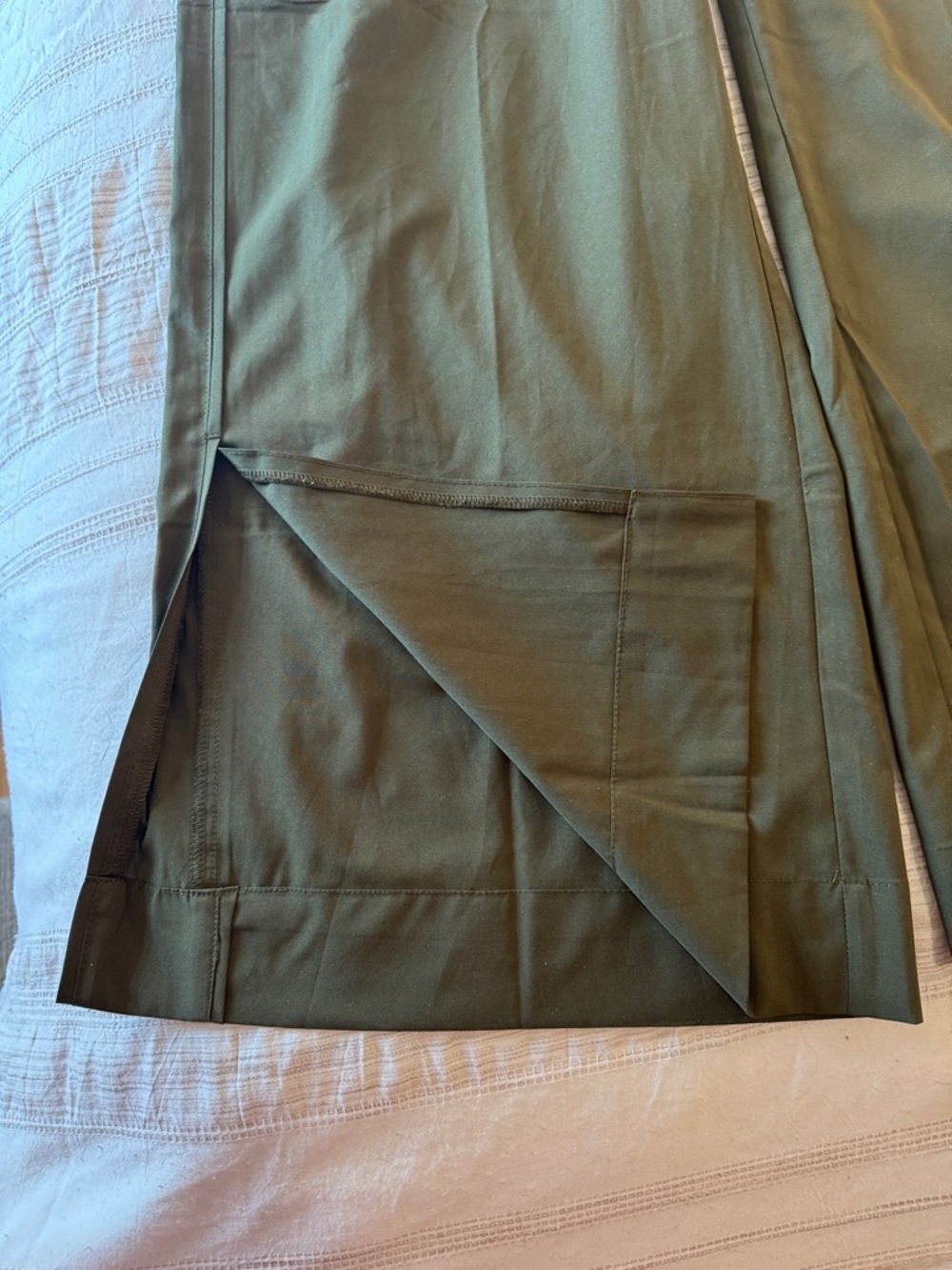 Old Navy Olive Green Wide Leg Pants - Picture 2 of 3
